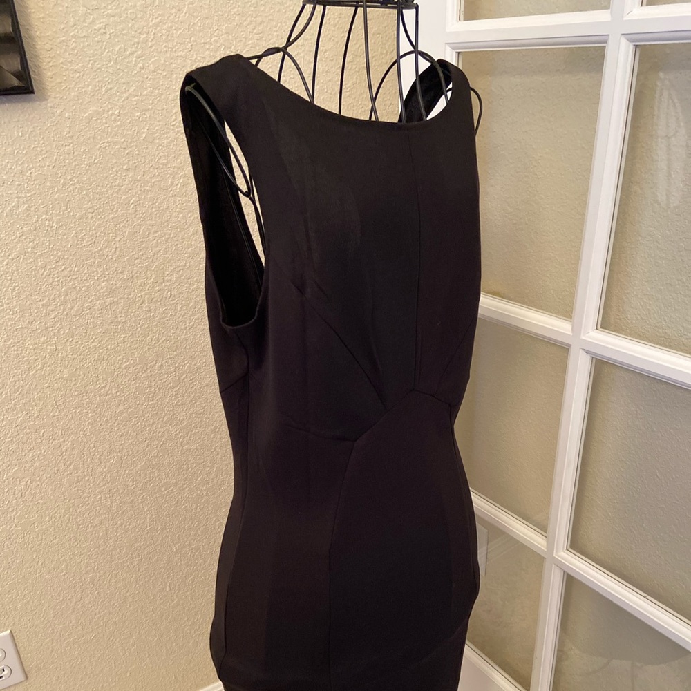 Elegant black cocktail dress